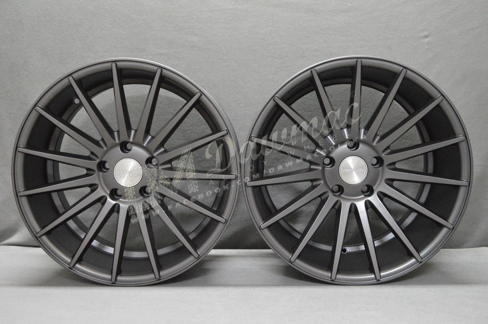 Veemann VC7 20" 10J ET48 + 10,5J ET30 5x112 Matt Graphite - obrazek 2