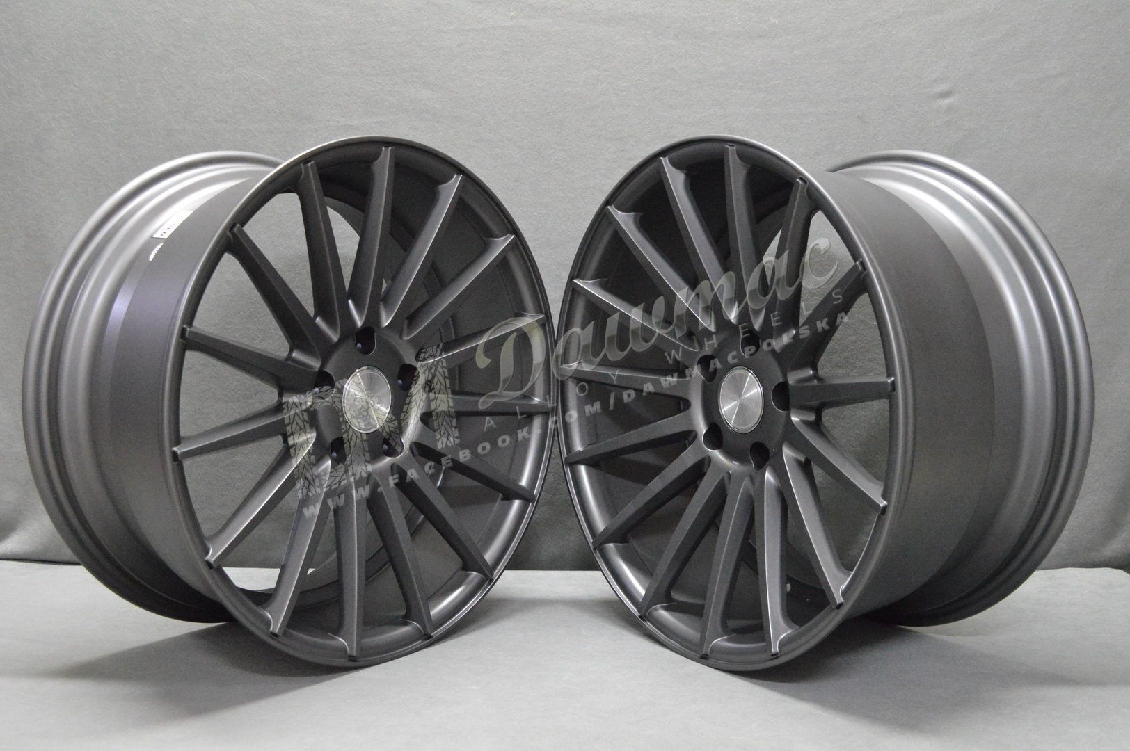 Veemann VC7 20" 10J ET48 + 10,5J ET35 5x112 Matt Graphite - obrazek 3