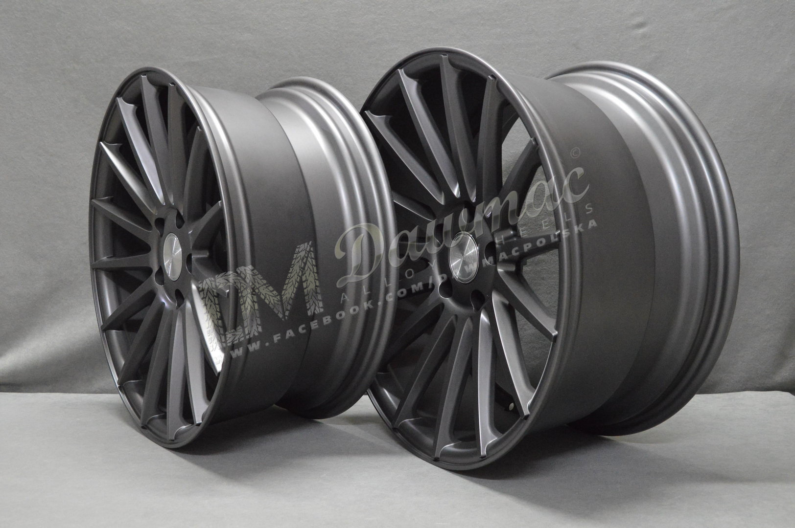 Veemann VC7 20" 8,5J ET45 + 10,5J ET35 5x112 Matt Graphite - obrazek 4
