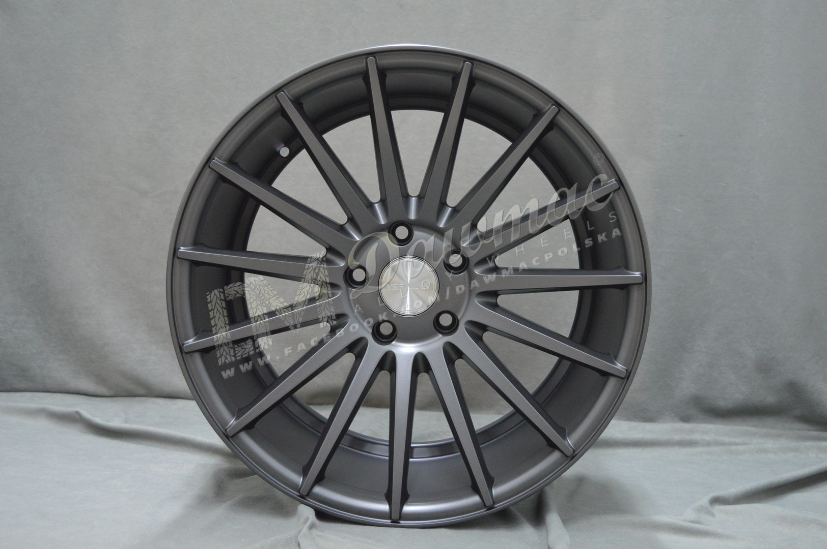 Veemann VC7 20" 8,5J ET45 + 9J ET28 5x112 Matt Graphite - obrazek 2