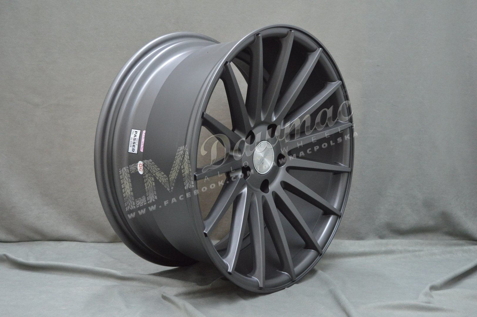 Veemann VC7 20" 8,5J ET45 + 9J ET28 5x112 Matt Graphite - obrazek 3