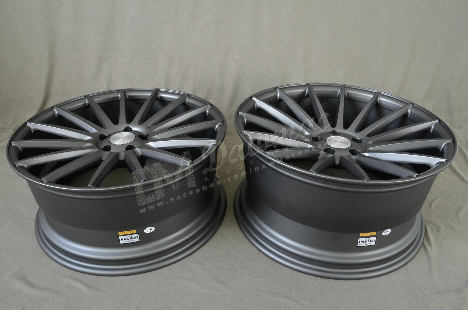 Veemann VC7 20" 9J ET28 + 10J ET38 5x112 Matt Graphite - obrazek 6