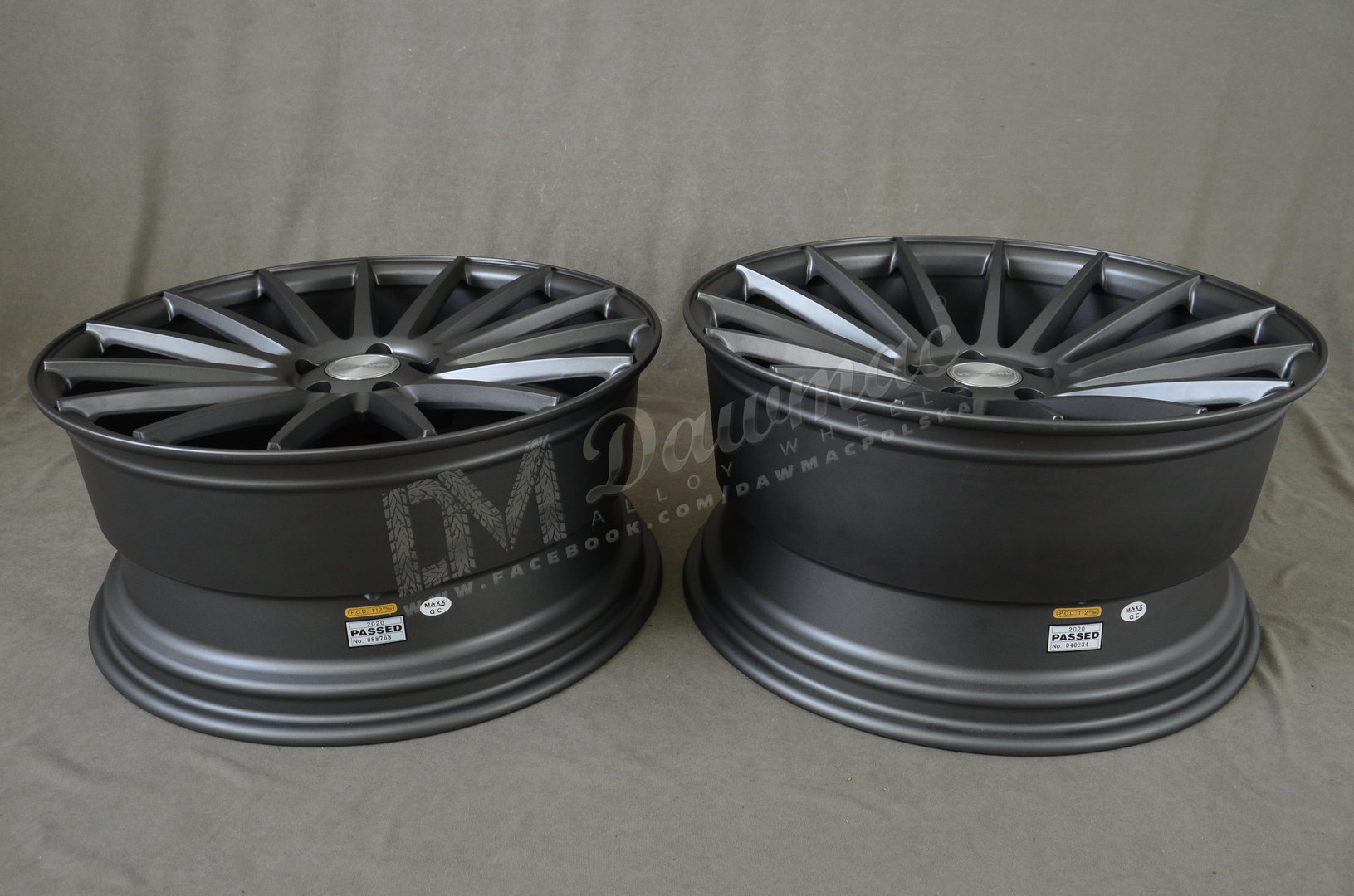 Veemann VC7 20" 9J ET28 + 10J ET38 5x112 Matt Graphite - obrazek 7
