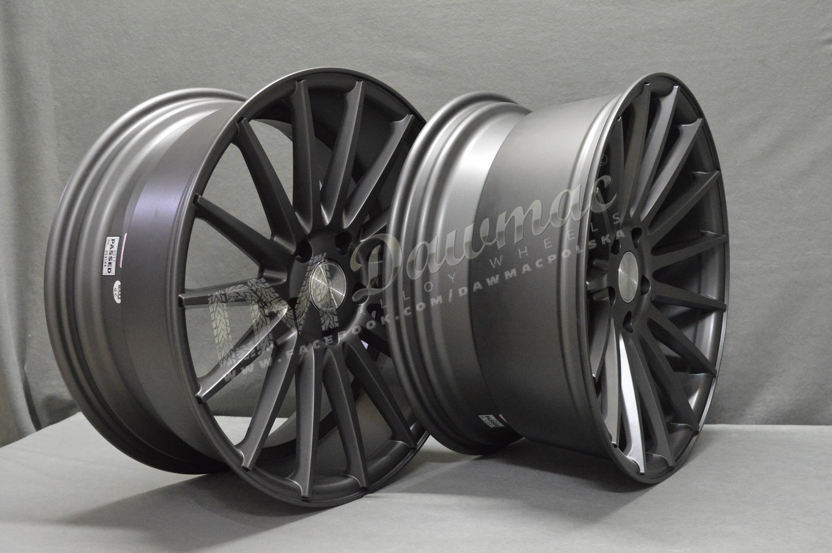 Veemann VC7 20" 9J ET28 + 10J ET48 5x112 Matt Graphite - obrazek 5