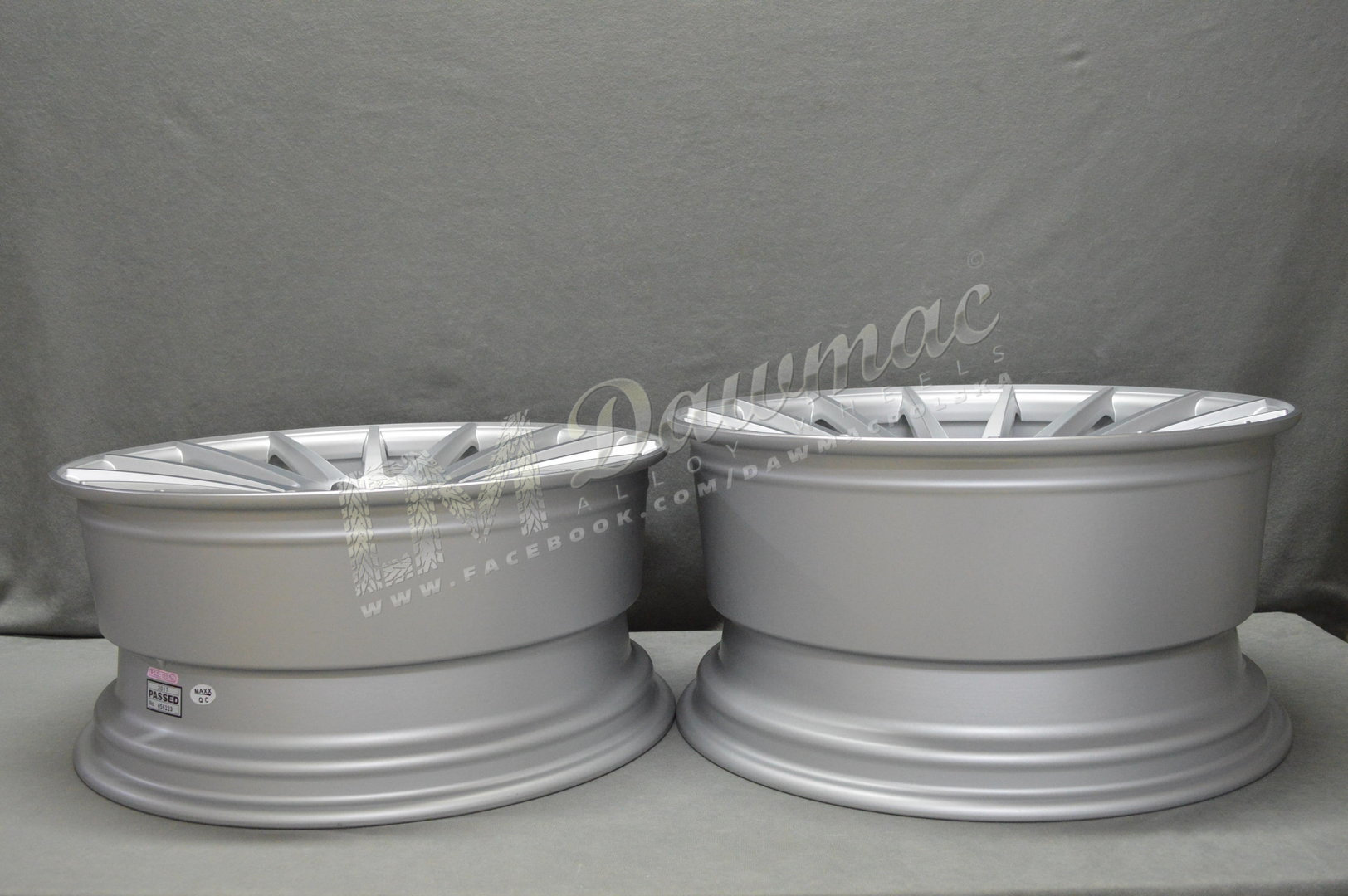 Veemann VC7 20" 9J ET35 + 10,5J ET25 5x120 Matt Silver Machined - obrazek 9