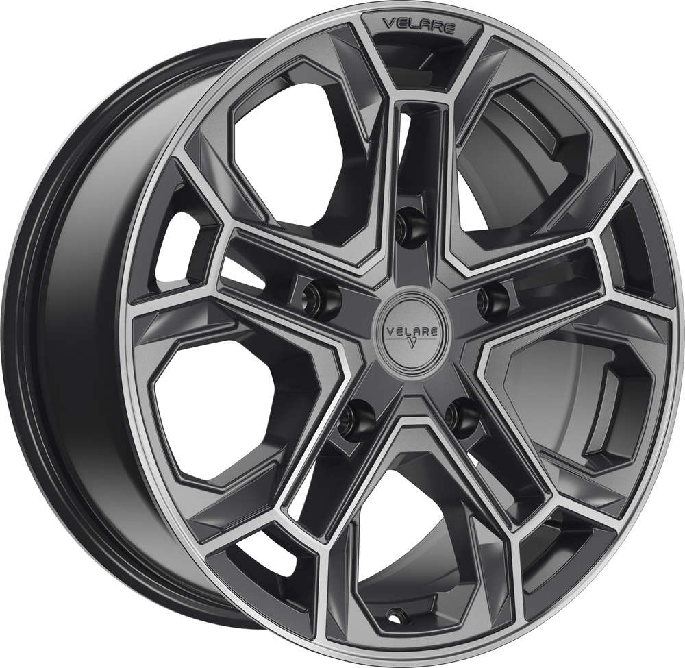 Velare VLR-ST 20" 8J ET45 5x120 Platinum Grey Machined Face