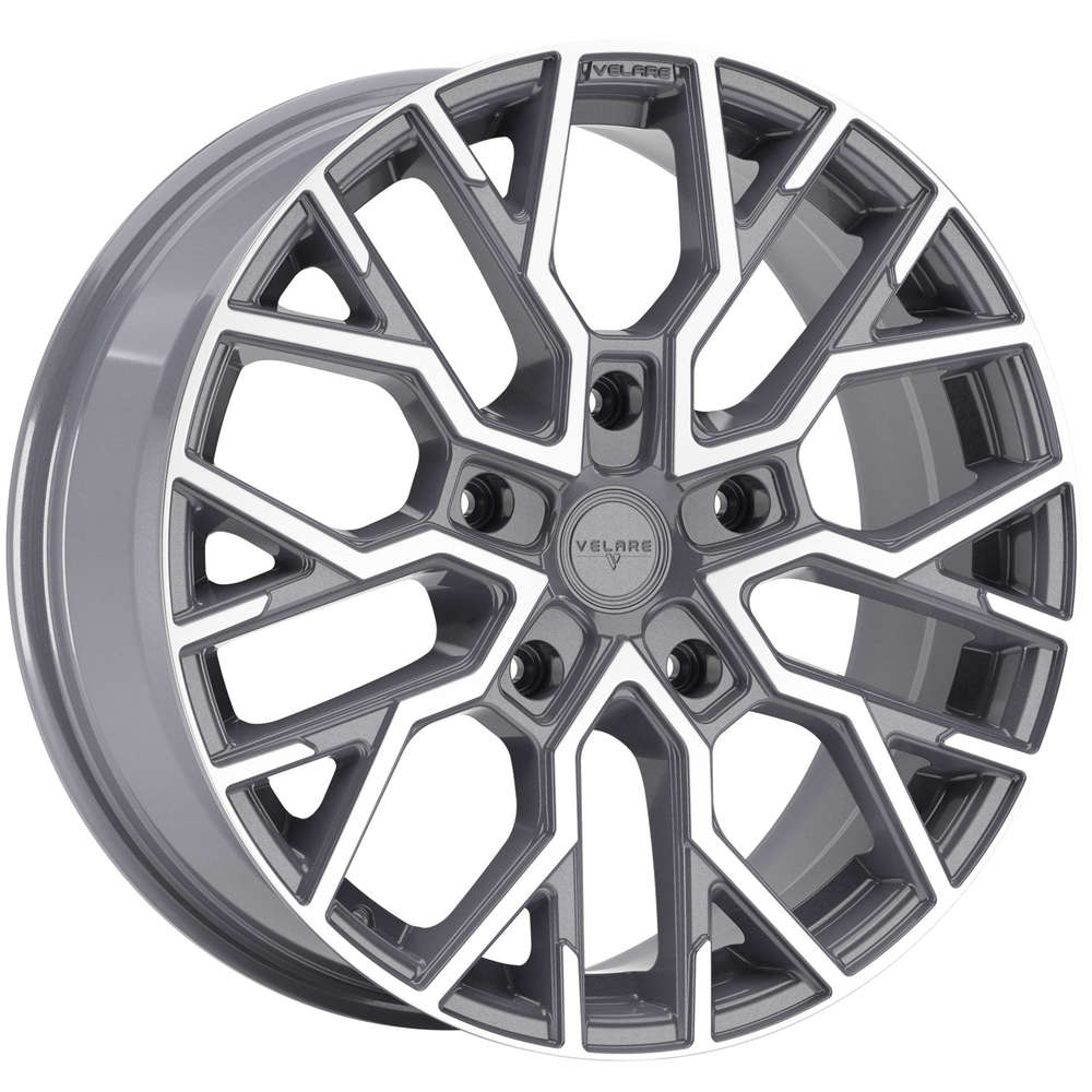 Velare VLR-T 18" 8J ET45 5x120 Platinum Grey Machined Face
