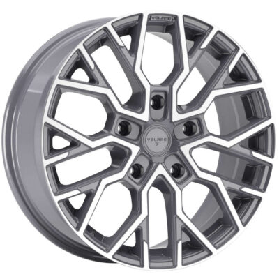 Velare VLR-T 20" 8J ET45 5x120 Platinum Grey Machined Face