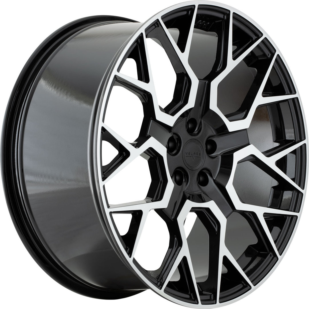 Velare VLR02 22" 9,5J ET33/ET45 5x120 Diamond Black Machined Face - obrazek 3