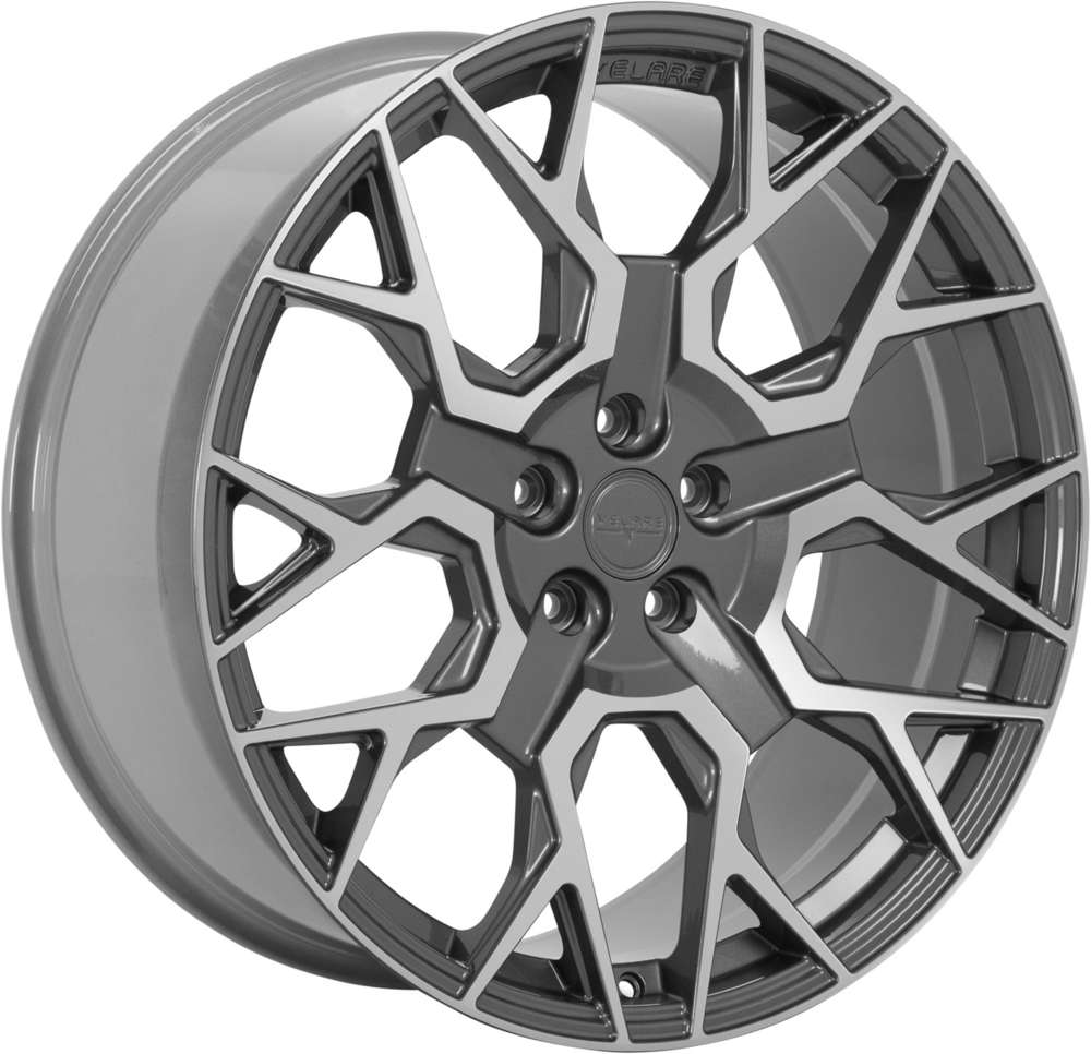 Velare VLR02 22" 9,5J ET42 5x108 Platinum Grey Machined Face