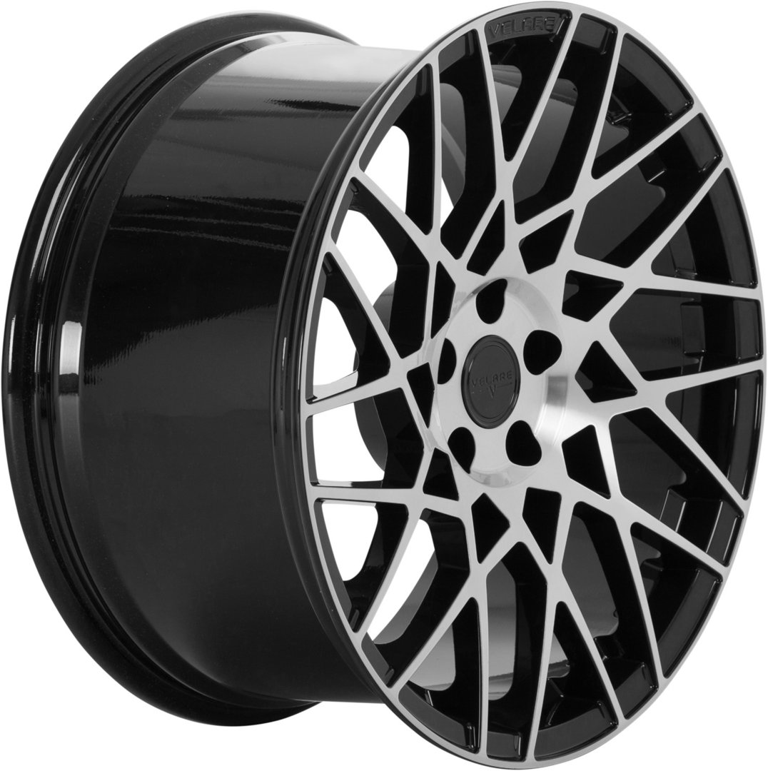 Velare VLR03 19" 8,5J ET15 + 9,5J ET18 5x120 Diamond Black Machined Face - obrazek 3