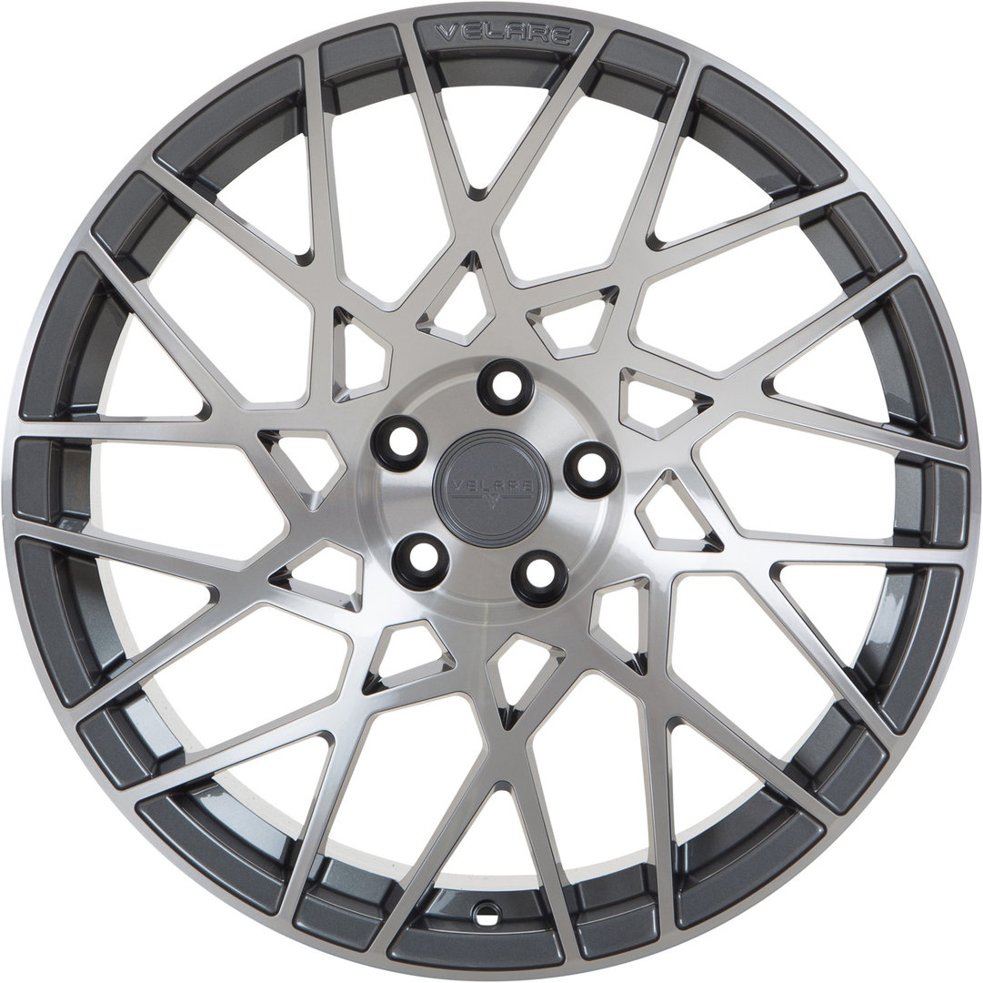 Velare VLR03 19" 9,5J ET20/ET40/ET48 5x112 Platinum Grey Machined Face - obrazek 4