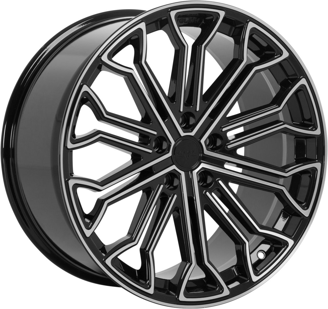 Velare VLR04 20" 10J ET38/ET45 5x120 Diamond Black Machined Face - obrazek 2