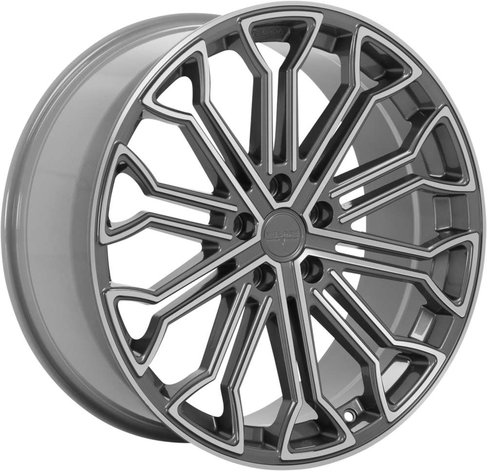 Velare VLR04 20" 10J ET42 5x130 Platinum Grey Machined Face
