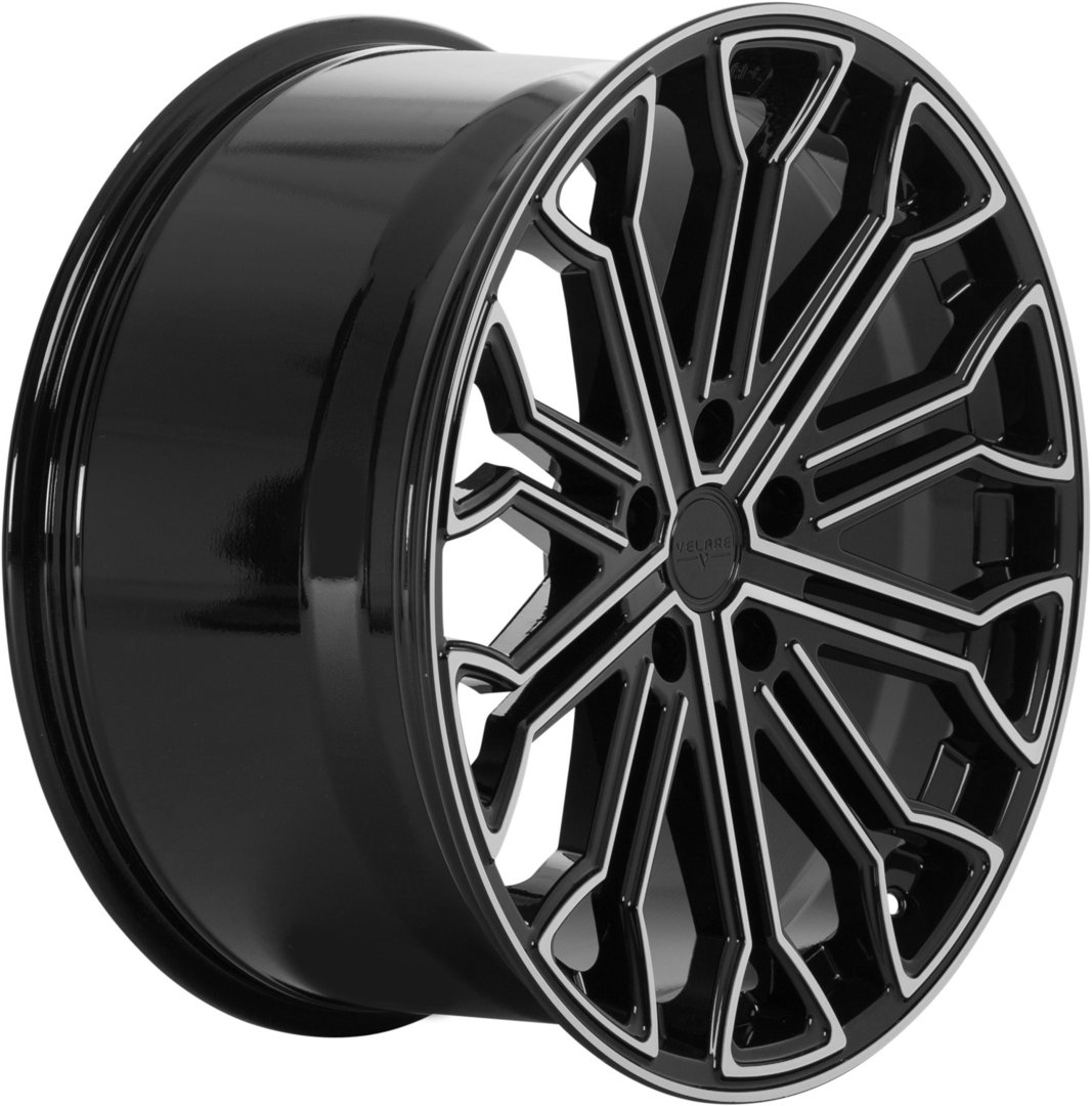 Velare VLR04 20" 8,5J ET35 + 10J ET38/ET45 5x120 Diamond Black Machined Face - obrazek 3
