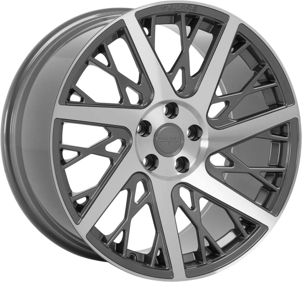 Velare VLR05 19" 8,5J ET32/ET42 + 9,5J ET40/ET48 5x112 Platinum Grey Machined Face