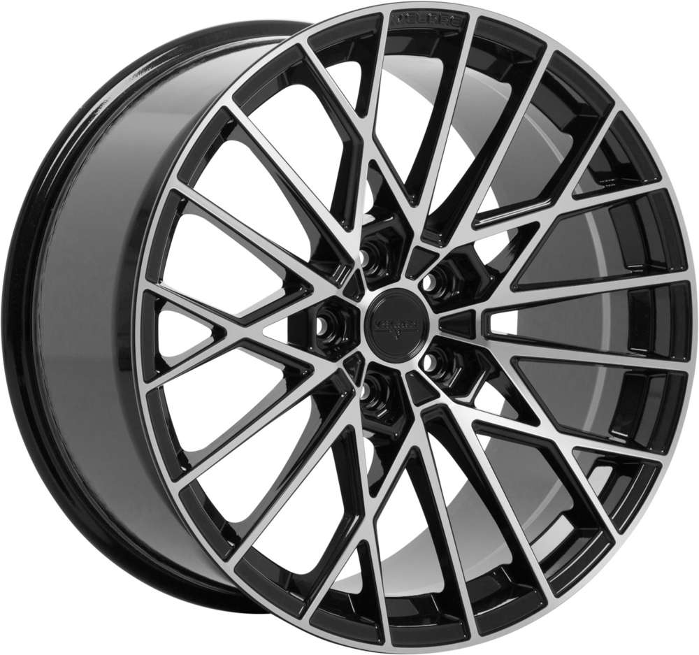 Velare VLR07 20" 8,5J ET18/ET32/ET42 + 10J ET40 5x112 Diamond Black Machined Face