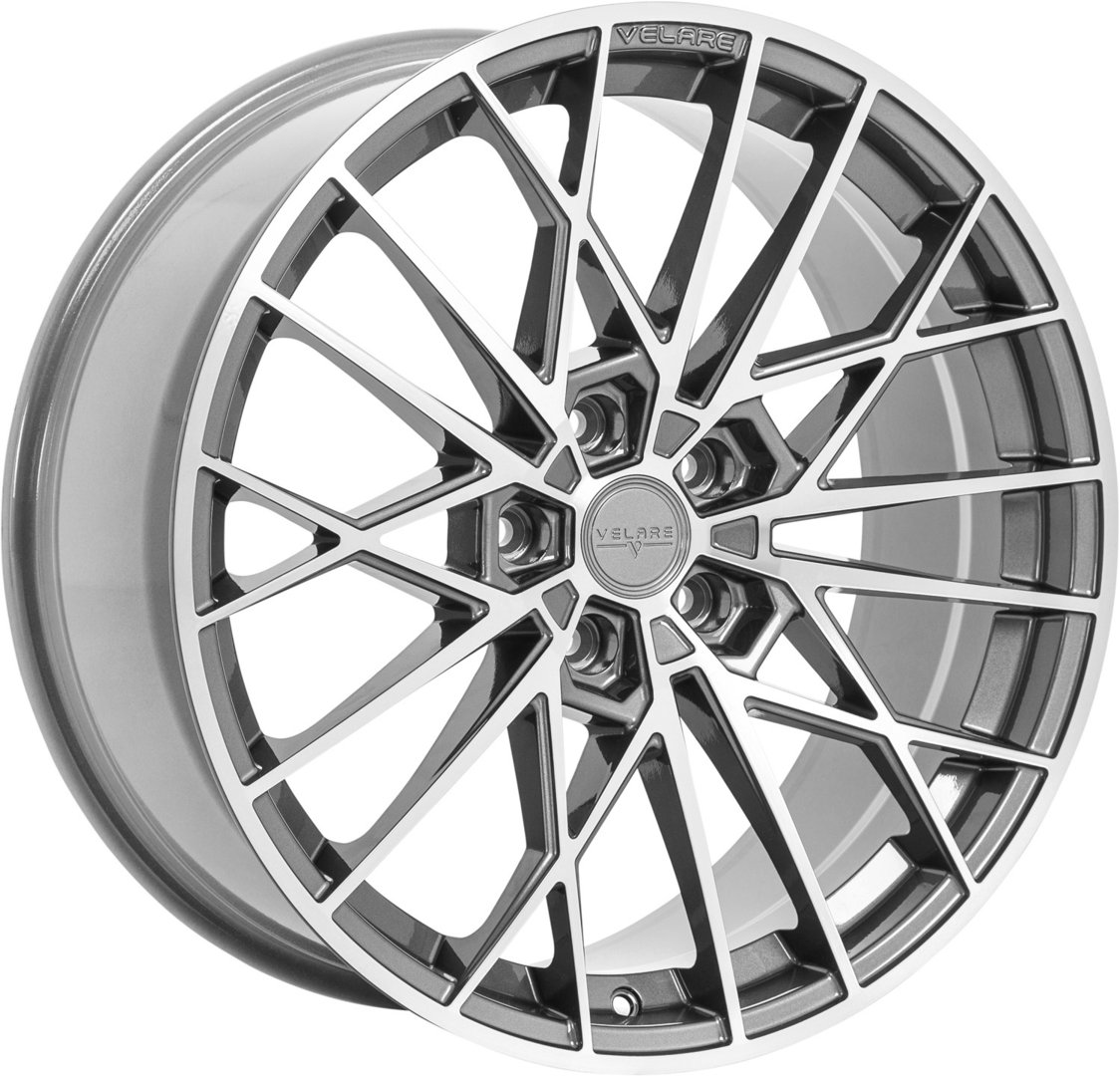 Velare VLR07 20" 8,5J ET18/ET32/ET42 5x112 Platinum Grey Machined Face - obrazek 2