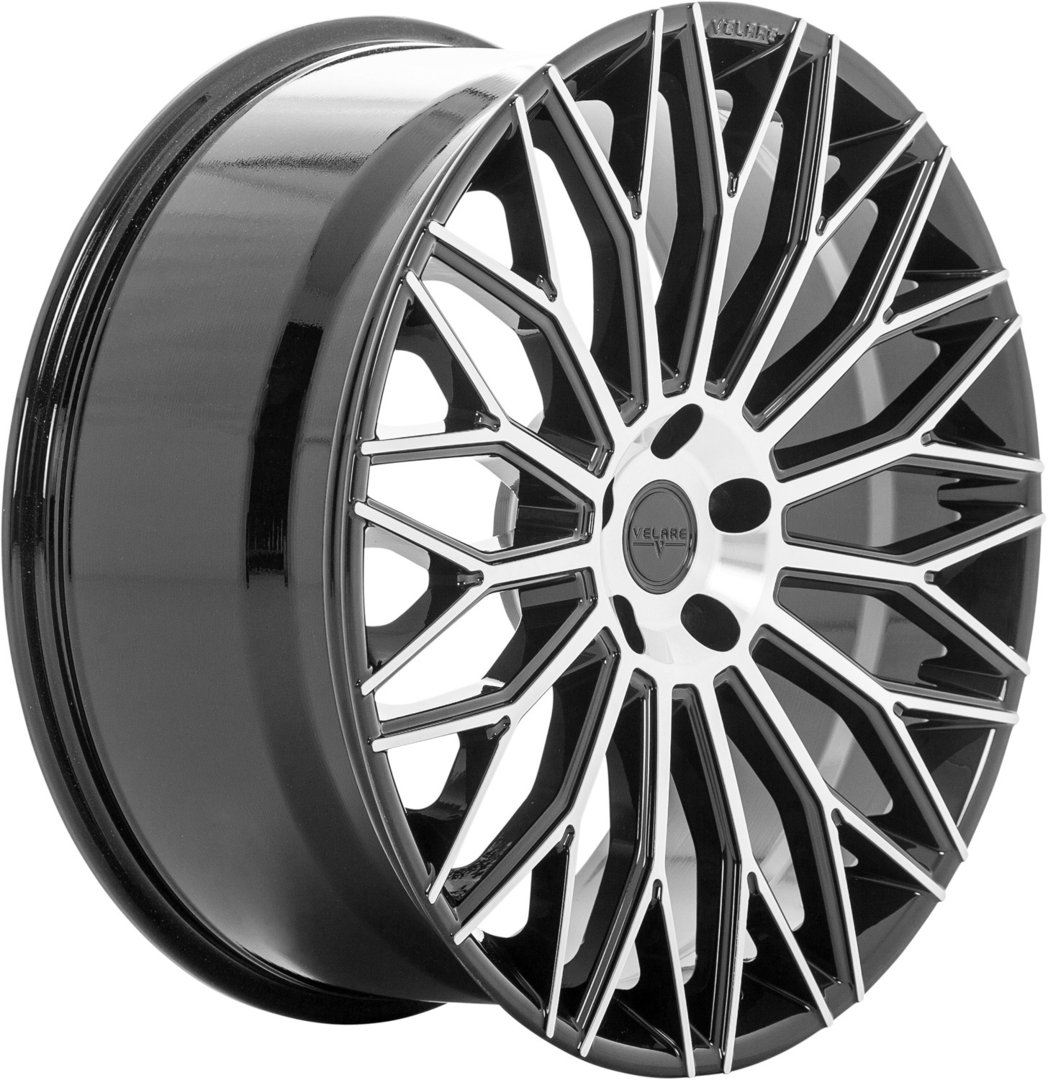 Velare VLR10 22" 9,5J ET42 5x108 Diamond Black Machined Face - obrazek 3