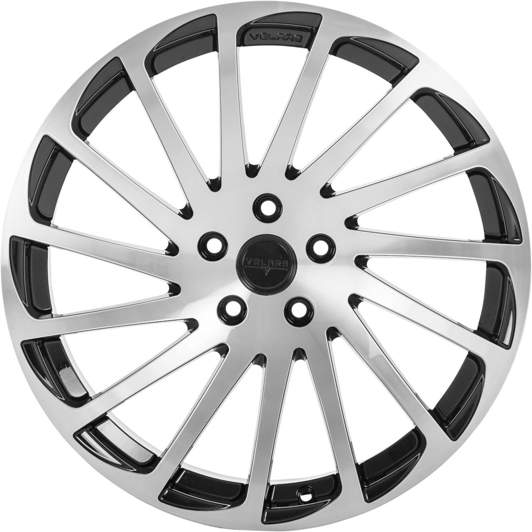Velare VLR11 20" 8,5J ET35 + 10J ET38/ET45 5x120 Diamond Black Machined Face - obrazek 4