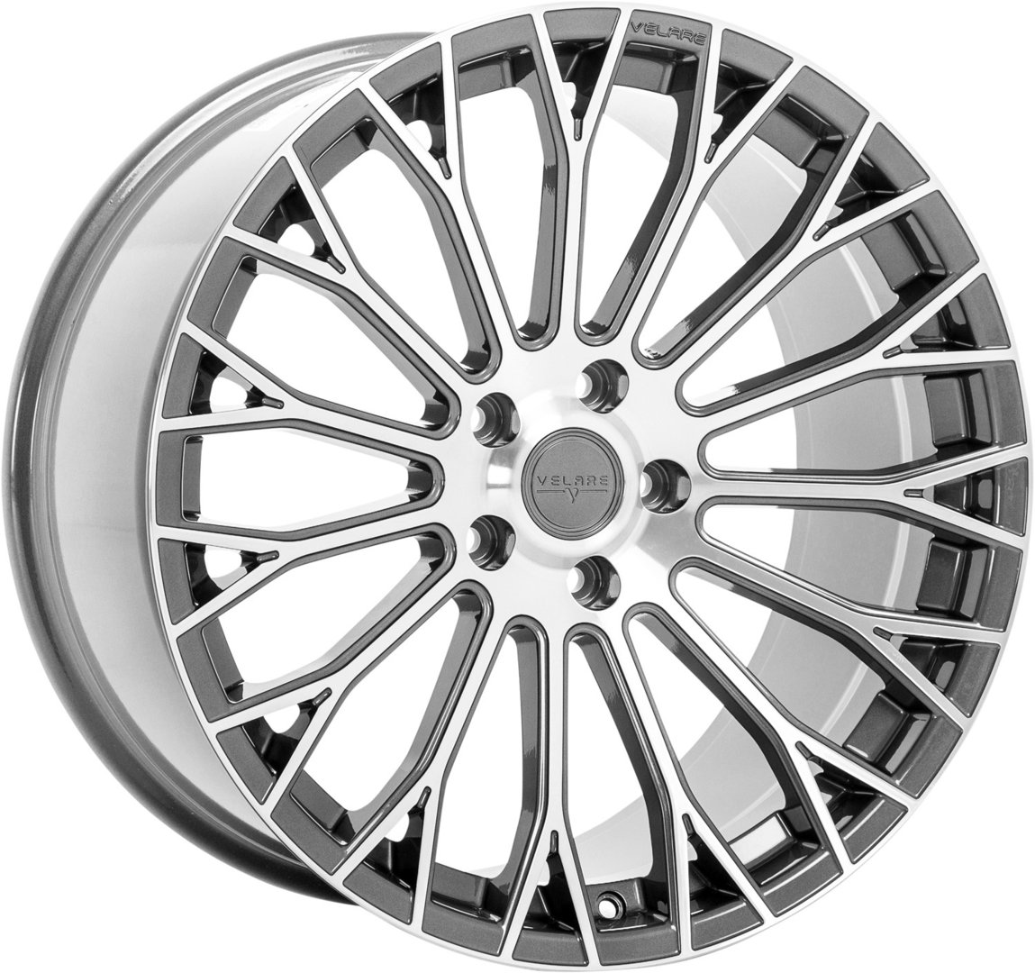 Velare VLR12 20" 8,5J ET18/ET32/ET42 5x112 Platinum Grey Machined Face - obrazek 2