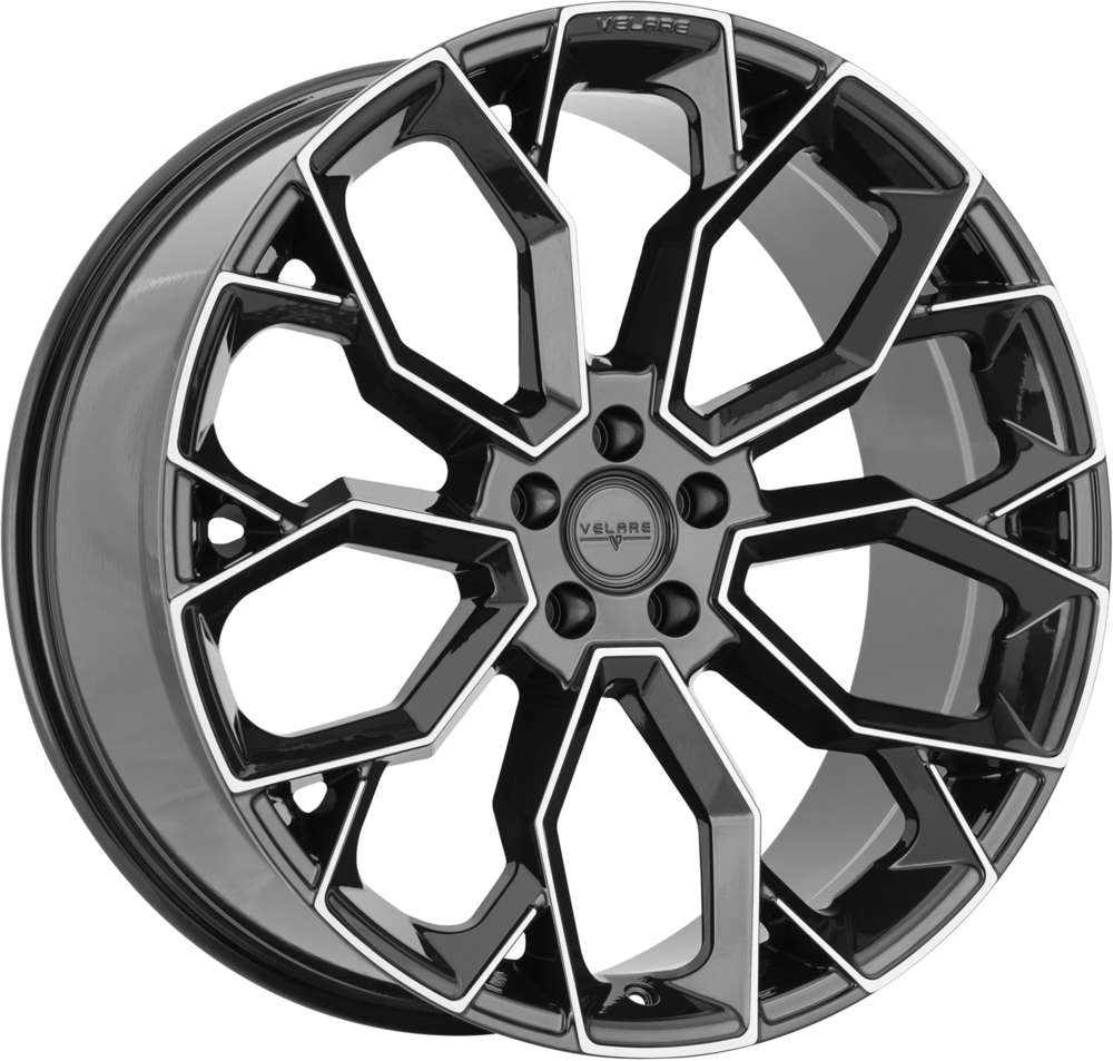 Velare VLR15 22" 9,5J ET25/ET45 5x112 Diamond Black Machined Face