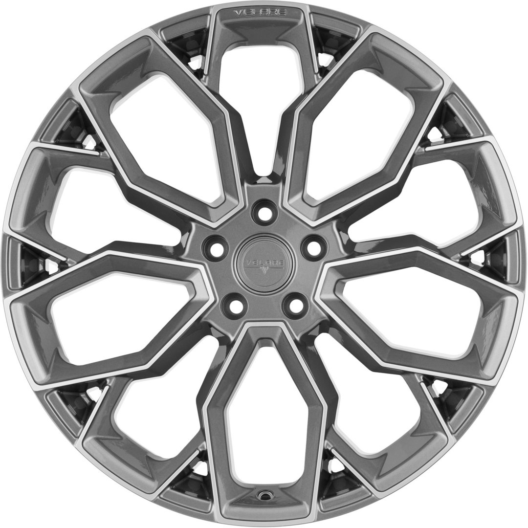 Velare VLR15 22" 9,5J ET42 5x108 Platinum Grey Machined Face - obrazek 4