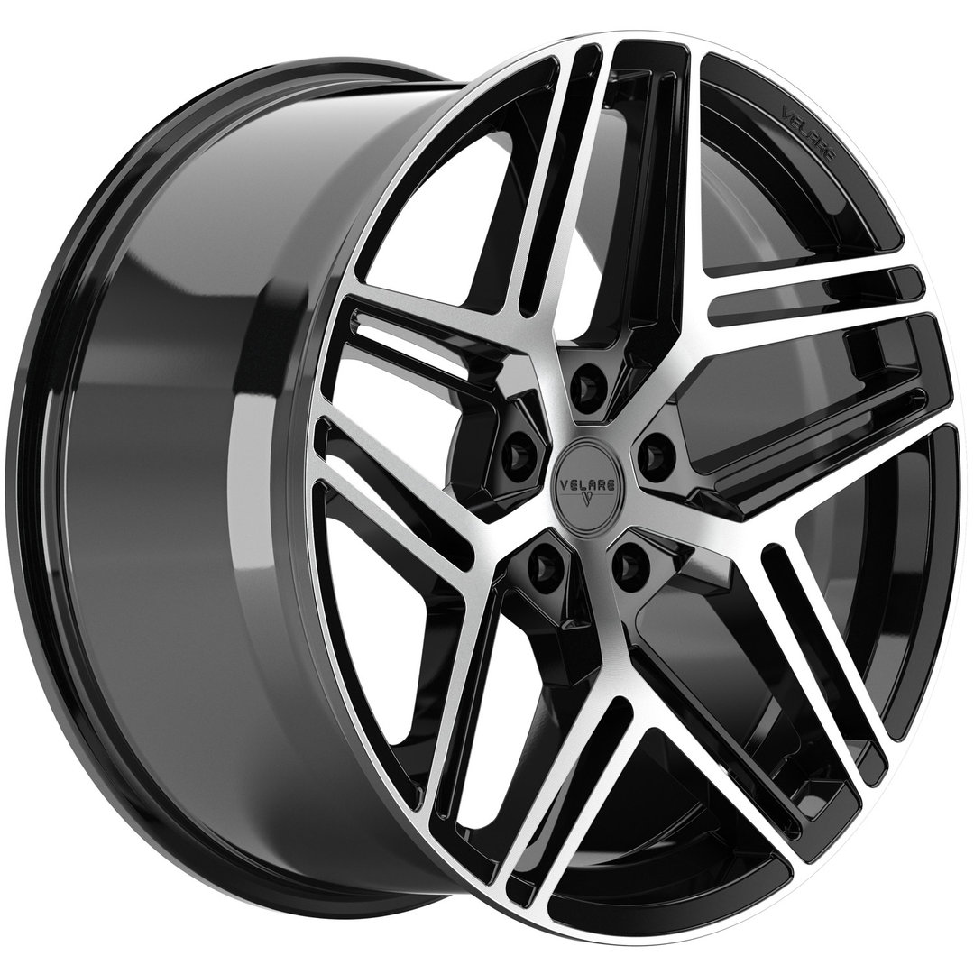 Velare VLR16 19" 8,5J ET38 5x108 Diamond Black Machined Face - obrazek 3