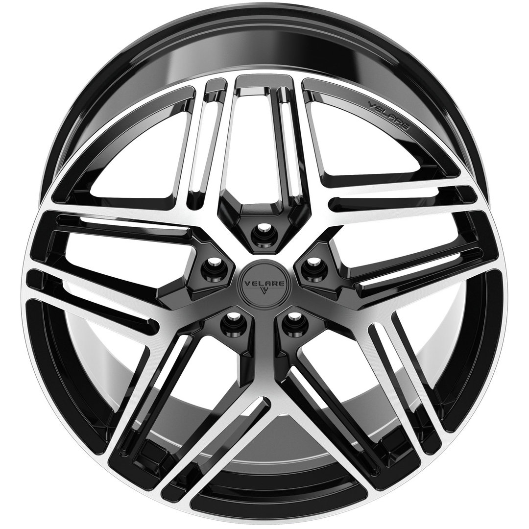 Velare VLR16 20" 10J ET38/ET45 5x120 Diamond Black Machined Face - obrazek 4