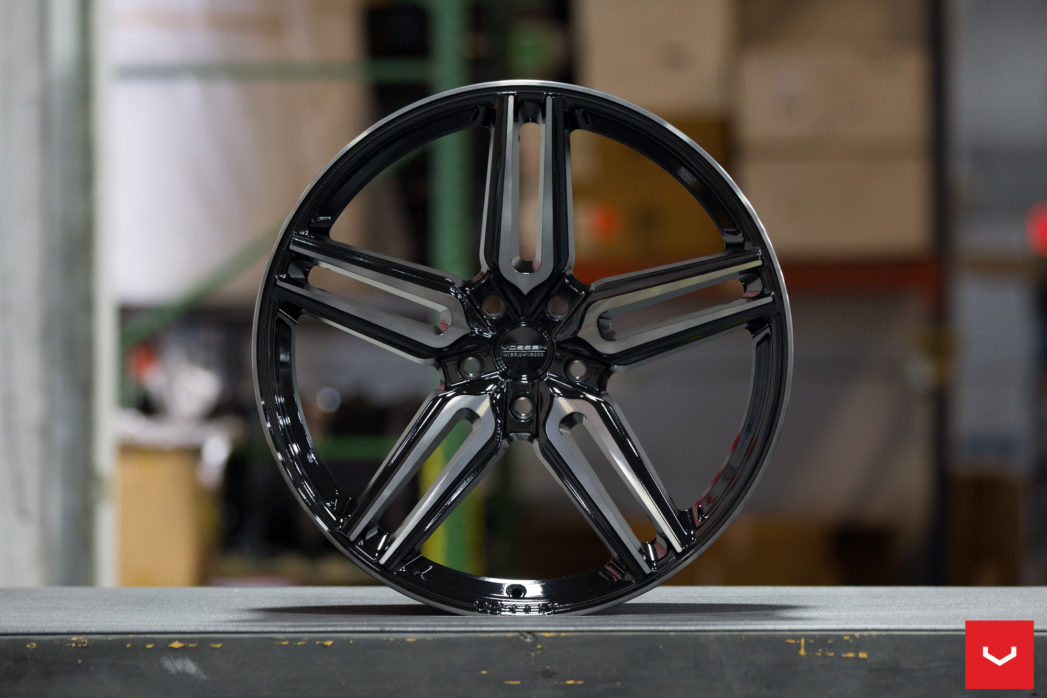 Vossen HF-1 19" 8,5J ET30/ET45 + 9,5J ET25/ET35/ET45 5x112 Tinted Gloss Black - obrazek 6