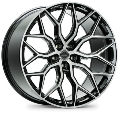 Vossen HF-2 19" 8,5J ET30/ET38/ET45 + 9,5J ET25/ET35/ET45 5x112 Brushed Gloss Black