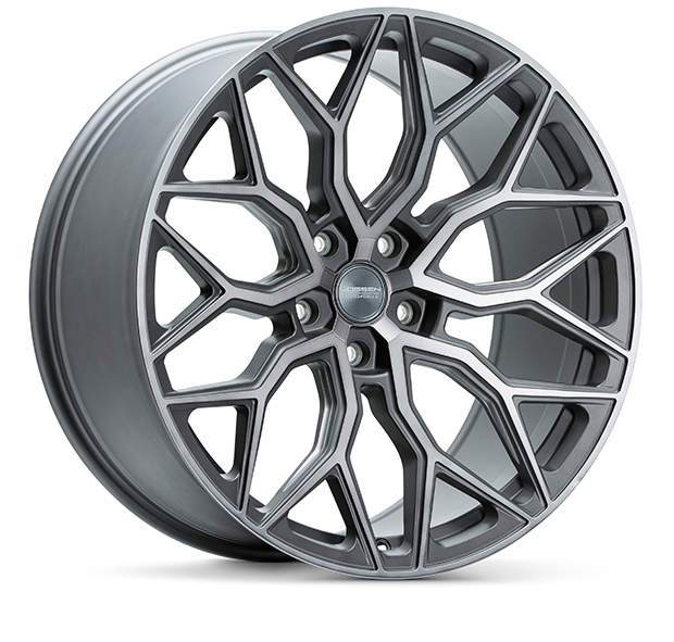 Vossen HF-2 19" 8,5J ET32 + 9,5J ET40 5x114,3 Tinted Matte Gunmetal - obrazek 2