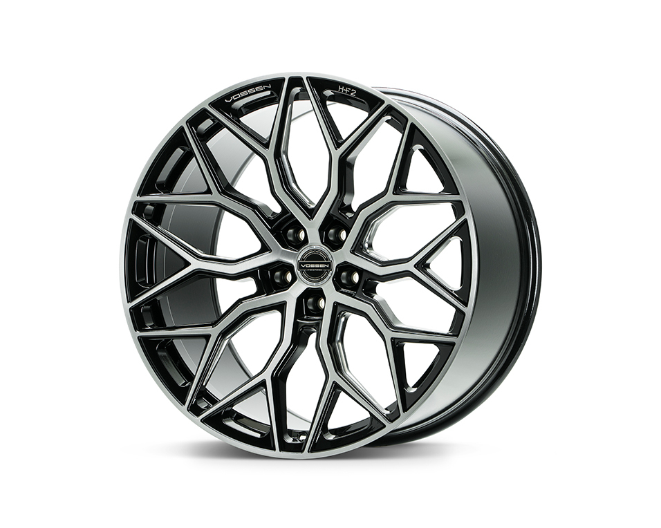 Vossen HF-2 20" 9J ET25/ET32 + 10J ET50 5x112 Brushed Gloss Black - obrazek 3
