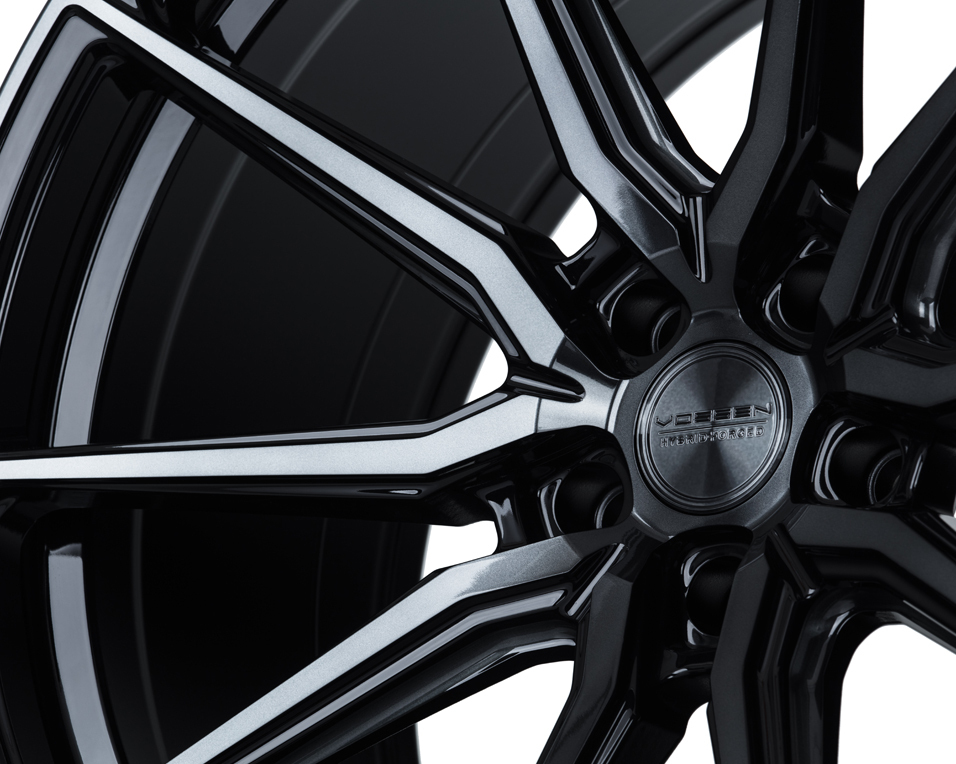 Vossen HF-3 20" 8,5J ET40 + 10,5J ET30/ET36/ET45 5x112 Double Tinted Gloss Black - obrazek 4
