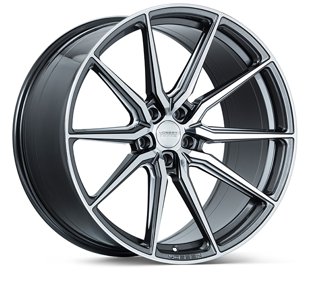 Vossen HF-3 20" 9J ET32/ET38 + 10,5J ET45 5x114,3 Gloss Graphite Polished - obrazek 2
