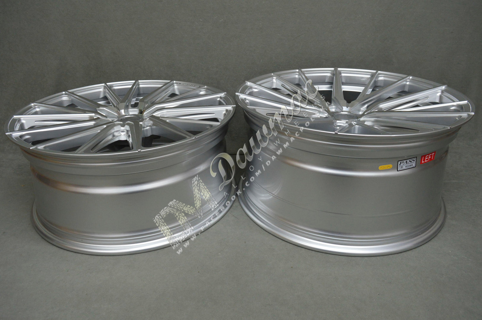 Vossen HF-4T 21" 9J ET30 + 10,5J ET38 5x120 Silver Polished - obrazek 6