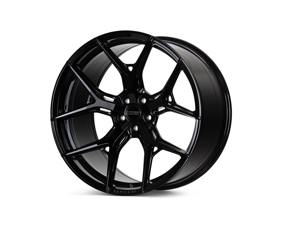 Vossen HF-5 20" 9,5J ET25 + 10,5J ET45 5x114,3 Gloss Black - obrazek 3
