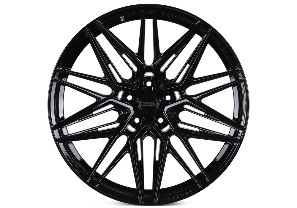 Vossen HF-7 19" 8,5J ET42 5x112 Gloss Black Deep Concave - obrazek 2