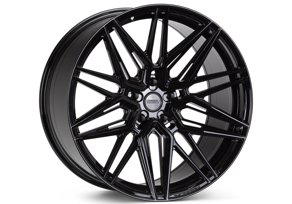 Vossen HF-7 19" 8,5J ET42 5x112 Gloss Black Deep Concave - obrazek 3