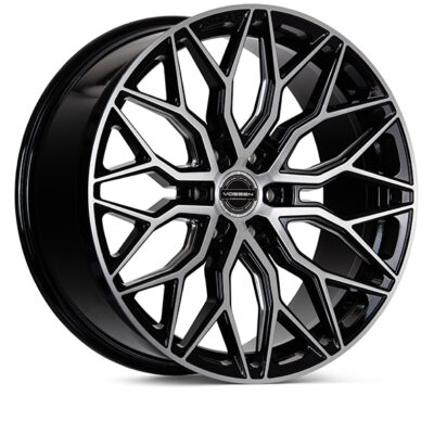 Vossen HF6-3 22" 9,5J ET20 6x135 Brushed Gloss Black