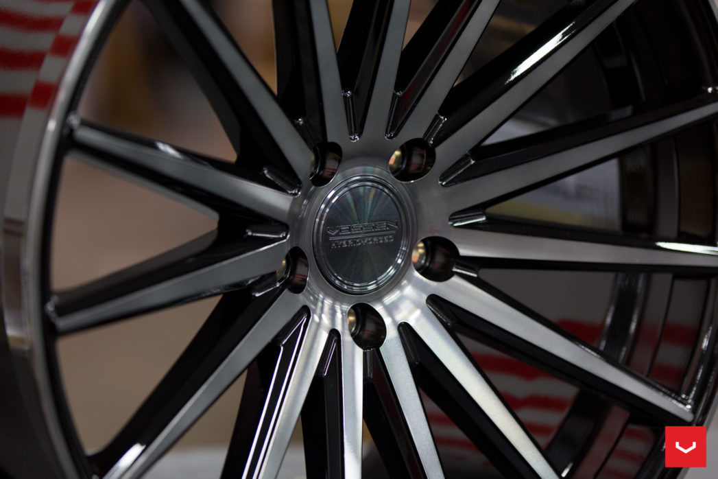 Vossen VFS-2 19" 8,5J ET30/ET45 + 9,5J ET40 5x112 Tinted Gloss Black - obrazek 9