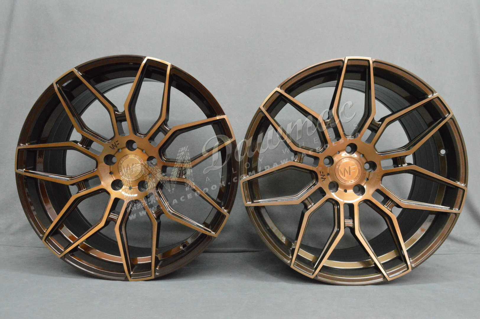 Wheelforce CF.2-FF 20" 10J ET45 + 11J ET40 5x120 Brushed Bronze - obrazek 2