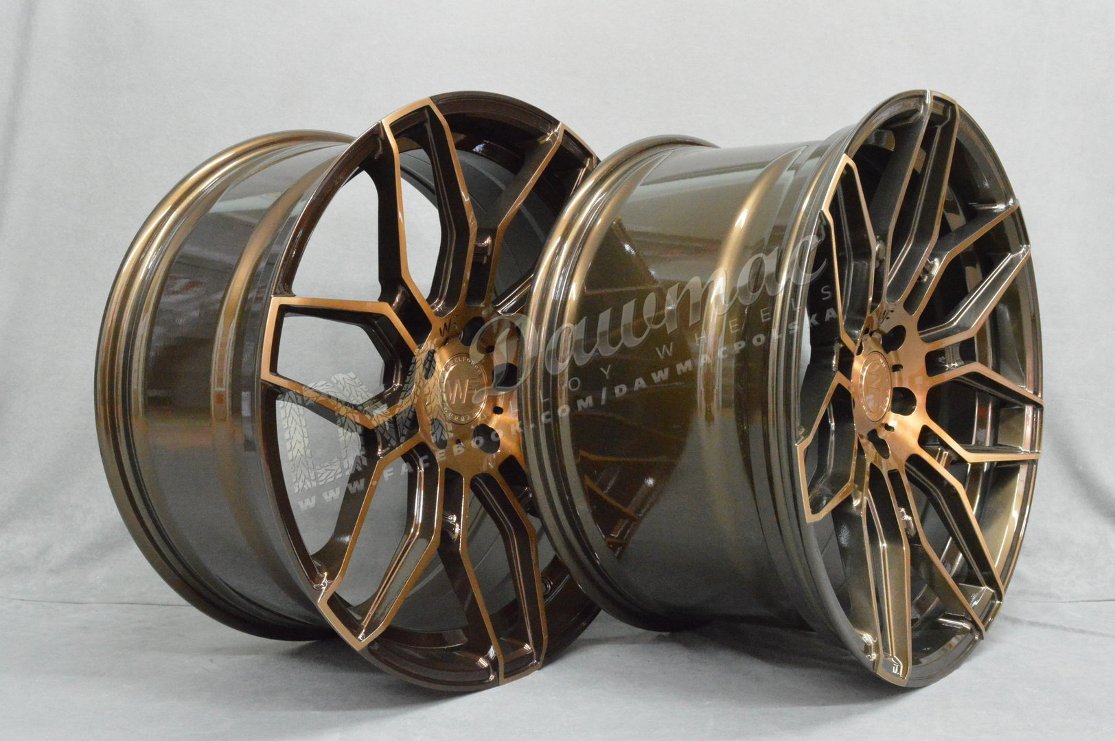 Wheelforce CF.2-FF 20" 10J ET45 + 11J ET40 5x120 Brushed Bronze - obrazek 4