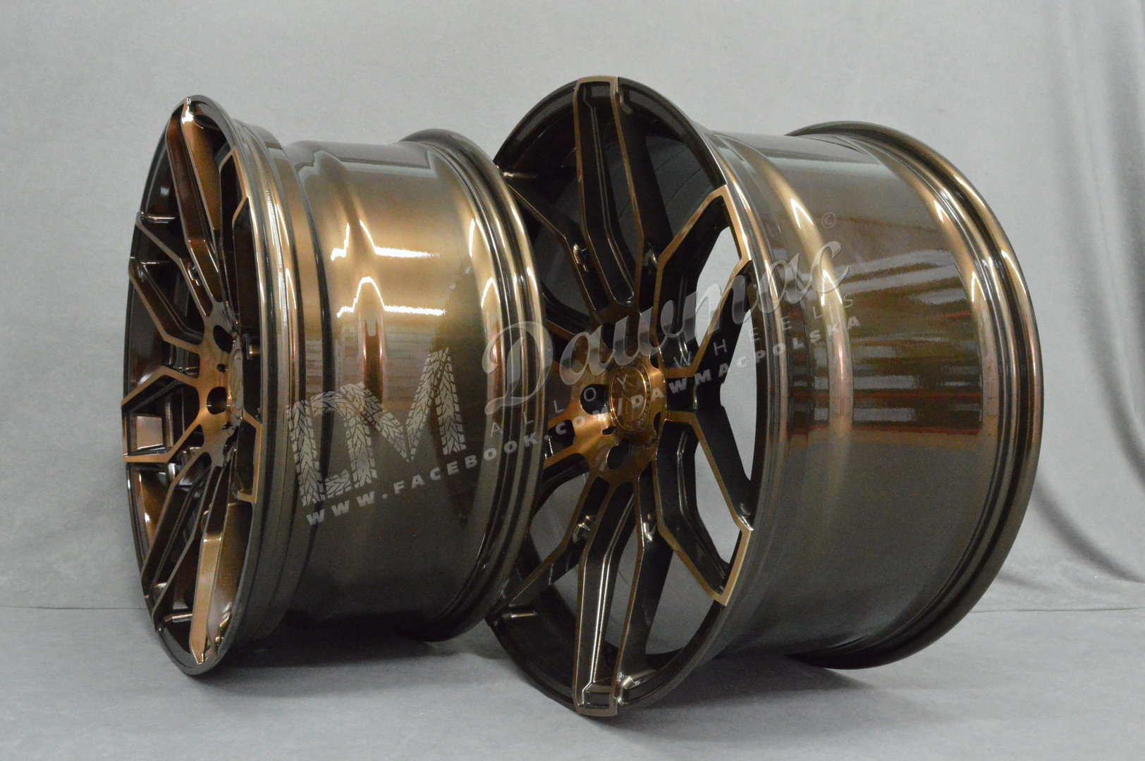 Wheelforce CF.2-FF 20" 10J ET45 + 11J ET40 5x120 Brushed Bronze - obrazek 5