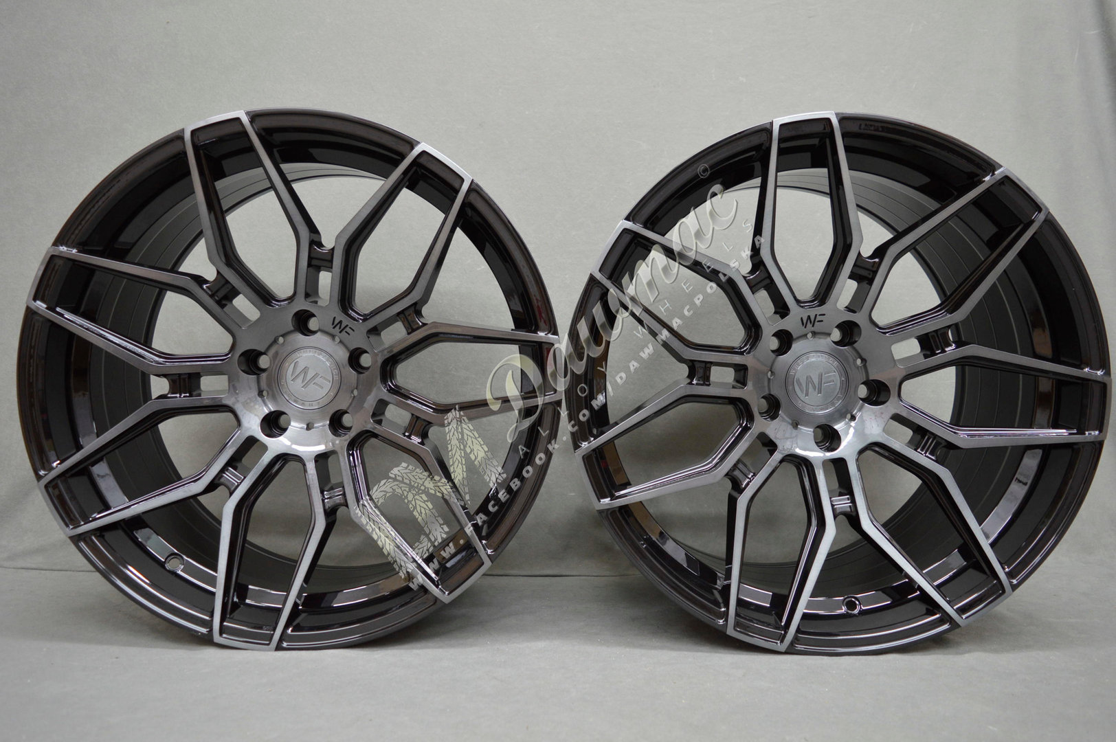 Wheelforce CF.2-FF 20" 9,5J ET25 + 10,5J ET33 5x112 Brushed Shadow - obrazek 2