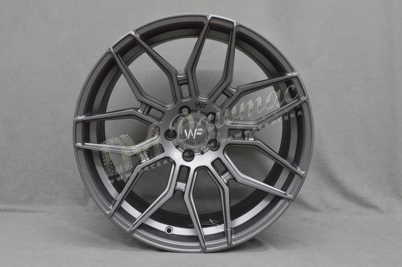 Wheelforce CF.2-FF 20" 9,5J ET25 + 10,5J ET33 5x112 Dark Steel - obrazek 2