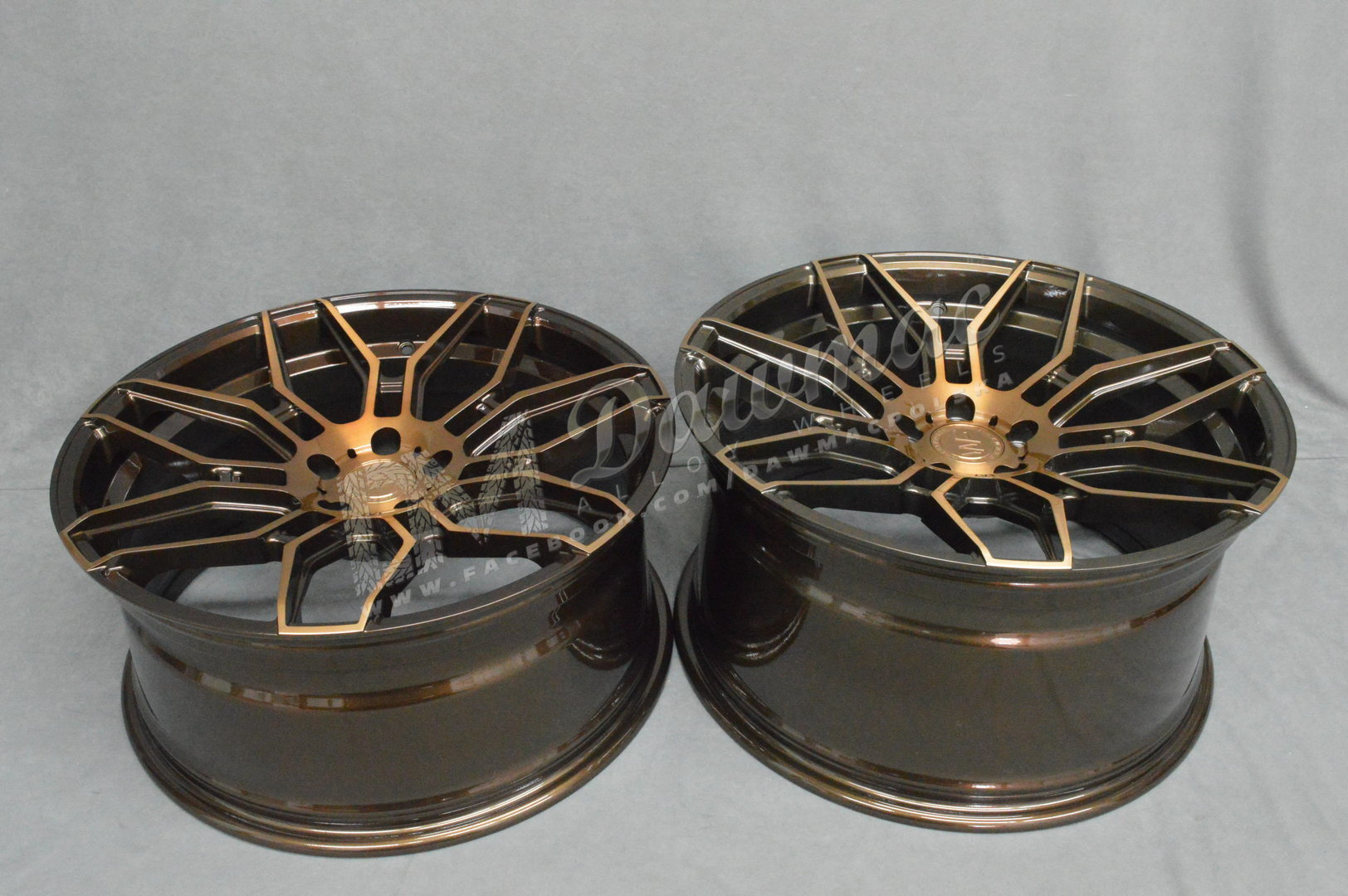 Wheelforce CF.2-FF 20" 9J ET30 + 10J ET45 5x120 Brushed Bronze - obrazek 6