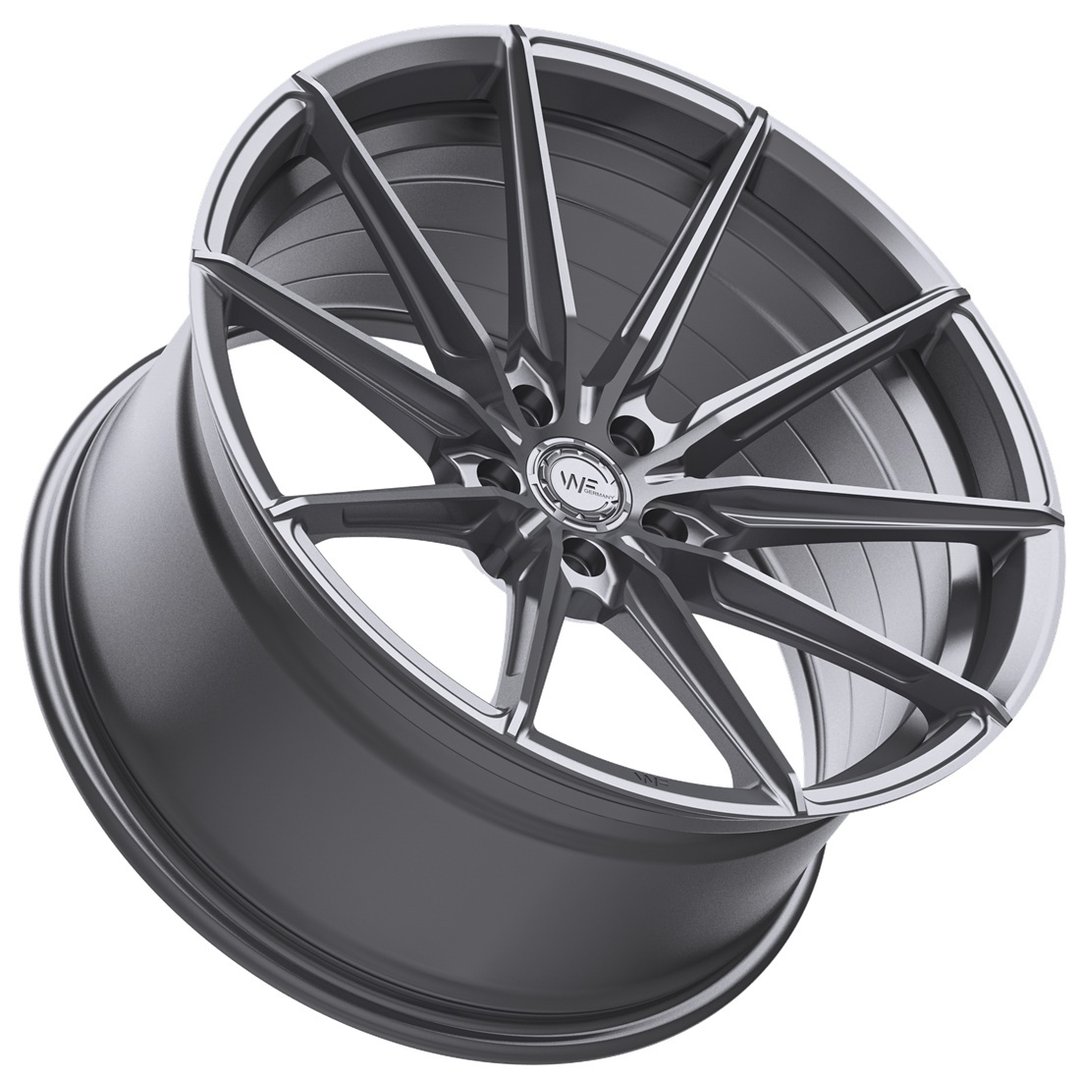 Wheelforce CF.3-FFR 20" 9J ET32 + 11J ET32 5x120 Gloss Steel - obrazek 3