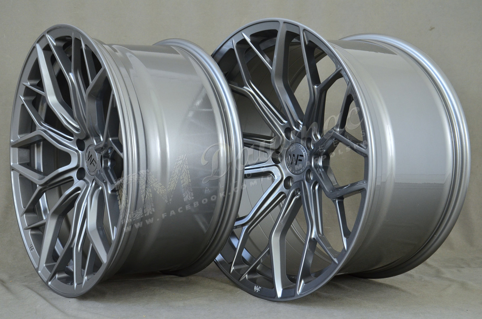 Wheelforce HE.1-FF 21" 10J ET22 + 11J ET20 5x112 Gloss Steel - obrazek 4