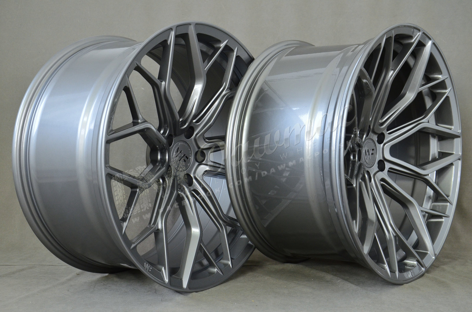 Wheelforce HE.1-FF 21" 10J ET22 + 11J ET20 5x112 Gloss Steel - obrazek 5